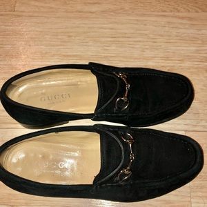 Authentic Suede Gucci Loafers size7